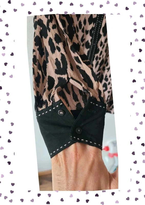 Vestido de camisa de leopardo Last Queen T36-44 - fluido y bohemio elegante – photo 6